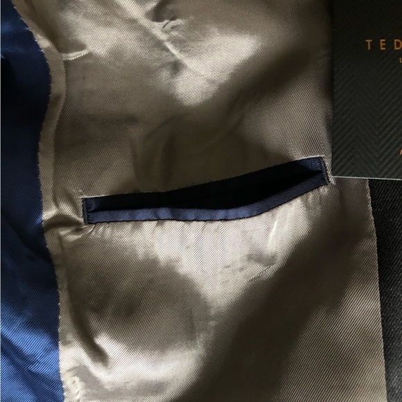 Ted Baker Mens Blazer Endurance Jarrow CT Wool 38R Charcoal - Picture 7 of 9